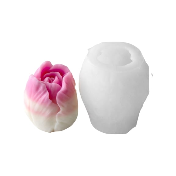 WINDLAND Tulips Castings Molds Flowers Candle Molds Silicone Moulds Candle Making Supply