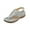 Silver, variant on JeashCHAT Sandals for Women Summer Ladies Flip-Flops Wedge Heel Slippers Sandals Casual Flip Flops Women's Shoes