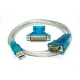 thumbnail image 1 of USB 2.0 to RS232 (DB9 &amp; DB25) Serial Interface Adapter Cable - Blue, 1 of 5