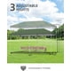 thumbnail image 5 of Carpa Plegable Pop-Up de 10x10 pies, Tienda Exterior Impermeable con Protección UV, Altura Ajustable, Montaje Instantáneo, Bolsa con Ruedas y Kit Completo, 5 of 7