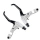 thumbnail image 1 of Palanca De Freno De Bicicleta TOOPRE Juego de palancas de freno de aluminio de 3 dedos para bicicleta plegable de carretera MTB (plata), 1 of 2