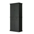HOMEFORT 72" Traditional Freestanding Kitchen Pantry Cupboard