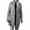Gray, variant on Miluxas Mens Wool Blend Trench Coat Single Breasted Notch Lapel Walker Mid-Length Classic Pea Top Coat