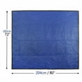 thumbnail image 2 of CZMJY Ultra-Durable 80"x72" Quilted Moving Blankets Heavy-Duty Shipping Furniture Pads 35lb per Dozen Superior Protection for Furniture During Moves and Shipments, 24 Pack  Blue, 2 of 6