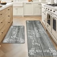 thumbnail image 4 of MeyJey Farmhouse Kitchen Rug Set of 2, Non-Slip Anti-Fatigue Waterproof Cushioned Mat for Kitchen, Dining & Laundry Room, 20"x31.5"+20"x59" Gray, 4 of 13