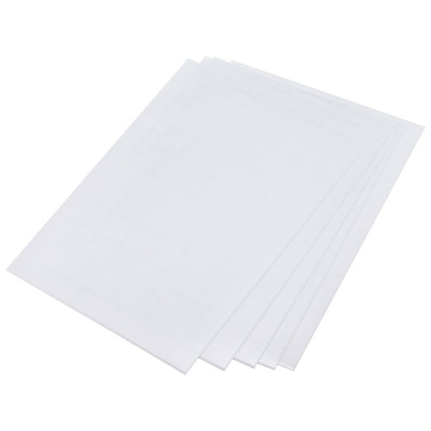 Hojas de laminado autoadhesivas Uxcell, película de laminación transparente, 180x129x0.26mm para fotos, papel, menú, paquete de 50