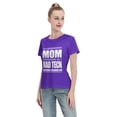 thumbnail image 3 of I'M A Mom And A Rad Tech Nothing Scares Me T-Shirt-Mother'S Day Gift Women'S Basic Short Sleeve T-Shirt Purple Xx-Large, 3 of 5