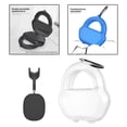 thumbnail image 4 of Étui pour Écouteurs Portable, Housse Sans Fil pour Écouteurs, Sac de Rangement de Voyage pour Casque, Remplacement pour Airpods Max (Étui Seulement) Rouge, 4 of 9