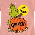 thumbnail image 3 of The Grinch - Grinch And Pumpkin - Toddler & Youth Girls Short Sleeve Graphic T-Shirt, 3 of 5