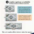 thumbnail image 3 of Kitchen Rugs Sets of 3 Non Slip Washable Kitchen Mats for Floor, Waterproof Kitchen Runner Rug, Floor Mat Carpet for Entryway, Laundry, Sink, Hallway, Bathroom, 3 of 12