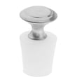 thumbnail image 1 of Tapón de desagüe Macarena desodorizador de silicona con mango de acero inoxidable, 1 of 6