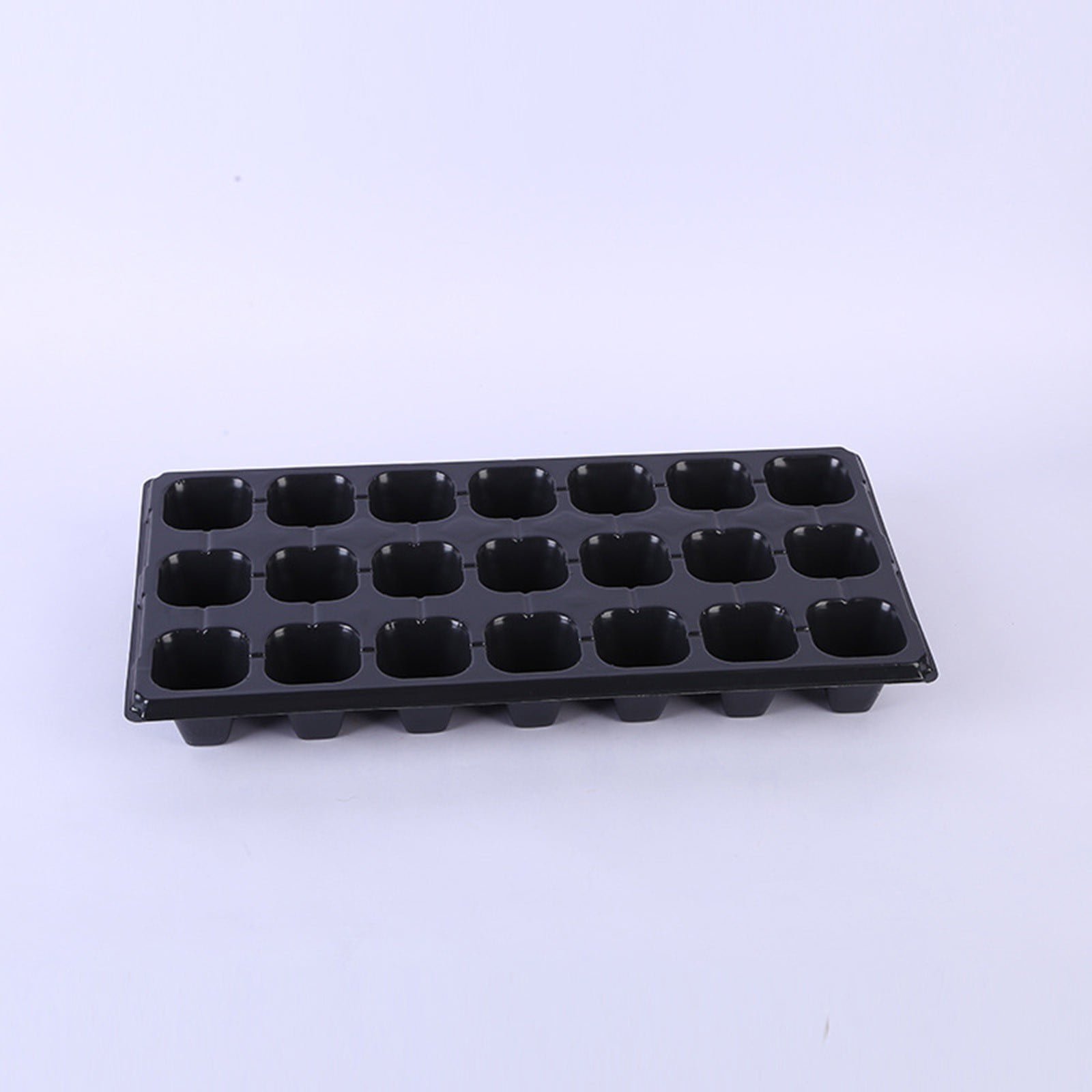 MUAXDA 21 Cell Seed Starter Trays, Cone-Shaped Plug Trays, Plastic Germination Trays for Greenhouse, Garden & Urban Farming (5Pcs)