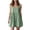 Green, variant on Womens Summer Plus Size Dresses Stylish Casual Sleeveless Round Neck Dress Linen Round Neck Dress Summer Spring Vacation Clothes