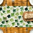 thumbnail image 2 of Sm:)e Shamrock St. Patrick's Day Table Runner 13 x 72 Inch, 2 of 6