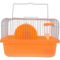BESTOYARD Small Pink Hamster Cage Eating and Sleeping Design 1Pack