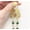 4#Gold double mushroom, variant on Celestial Mushroom Earrings Quartz Crystal Hypoallergenic Fairy Witch Jewelry-4#Gold double mushroom