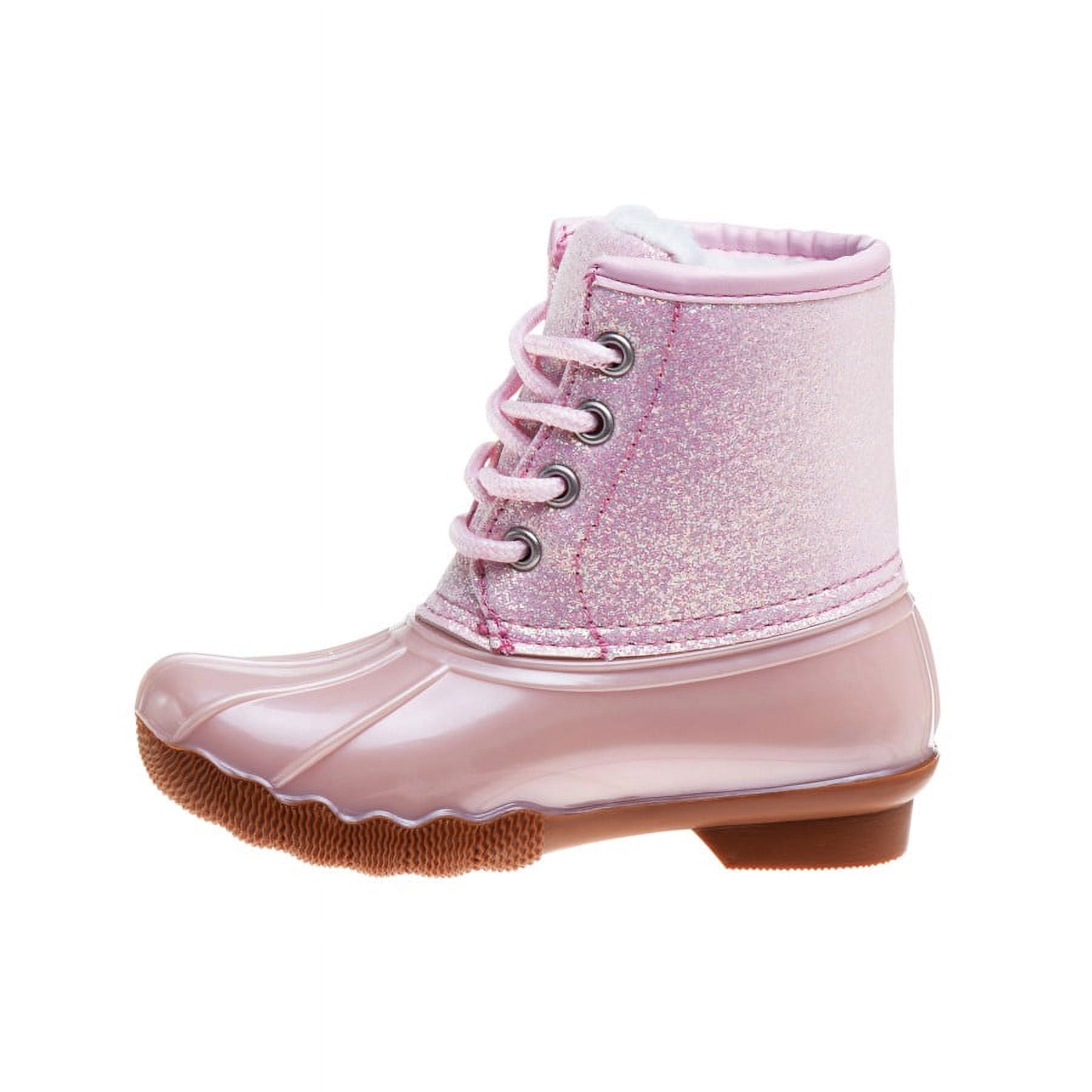 Josmo Toddler Duck Boots, Pinkglitter, 5