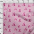 thumbnail image 2 of oneOone Georgette Viscose Fabric Branch & Owl Block Print Sewing Fabric BTY 42 Inch Wide, 2 of 4