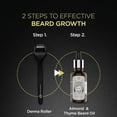 thumbnail image 2 of The Man Company Beard Booster Duo | Derma Roller + Beard Oil | Activates Hair Follicles | Accelerates Beard Growth, Fuller & Thicker Beard | Improves Patchy Beard, 2 of 6