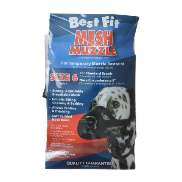 Nylon Fabridog Best Fit Muzzle Size 6 Dogs 60 80 Lbs Walmart Com
