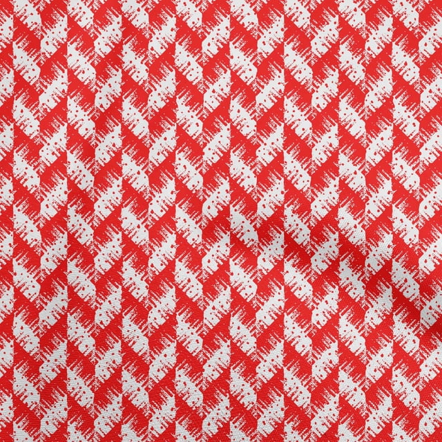 oneOone Polyester Spandex Red Fabric Texture Craft Projects Decor Fabric Printed By The Yard 56 Inch Wide