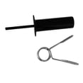 thumbnail image 3 of ZheElen Weight Stack Pin Weight Lifting Heavy Duty Workout Weight Style Pin Stack Extender F Black and Silver Style A, 3 of 6