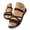 Black, variant on Jane Wardrobe Women's Retro Toe Post Flat Sandals, Cross Strap Ankle Buckle PU Summer Beach Casual Sandals for Daily & Vacation Wear, 1Pair, 36-43