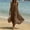 Brown plus size boho maxi dress a1, variant on Women Plus Size V Neck Sleeveless Boho Flowy Spaghetti Strap Maxi Dress Solid Casual Beach Vacation A-Line Long Dresses, Dark Gray M