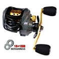 thumbnail image 4 of Carrete de Baitcasting Sunnimix 18+1BB Metal DW132WL Mano Izquierda, 4 of 8