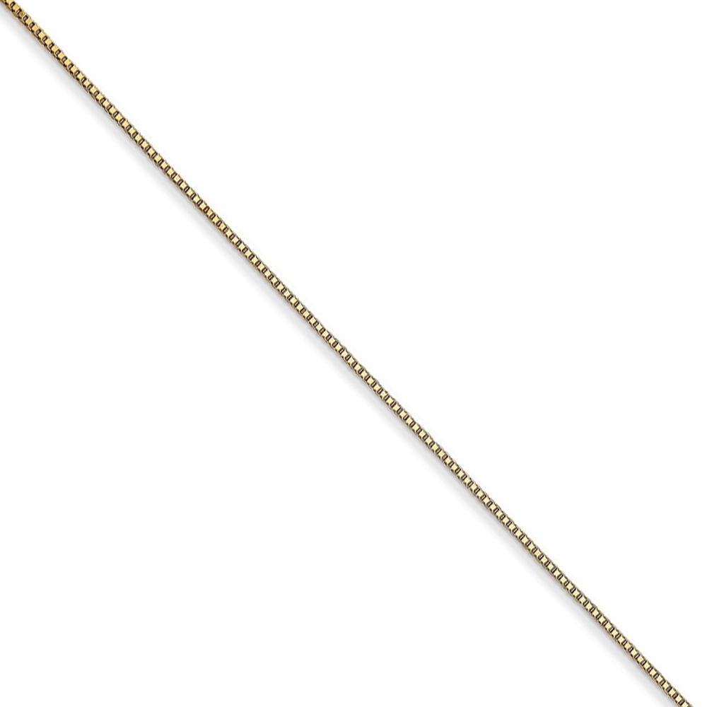 Jewels By Lux Leslie's 14K Rose Gold .5 mm Baby Box Chain