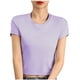 thumbnail image 2 of mfyjkho Tops Y Blusas Para Mujer, Blusas Y Camisas De Cuello Redondo De Manga Corta De Punto De Color Liso Para Mujer Tops De Tallas Grandes Xl, 2 of 3