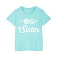 thumbnail image 2 of Piuwrlz 4 Years Girls Short Sleeve T-Shirt Toddler Summer Printed T Shirt Light Blue Crew Neck Cotton Shirt Top Light Blue Size 4 Years, 2 of 4