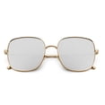 thumbnail image 3 of FEISEDY Small Square Polarized Sunglasses for Men and Women Polygon Mirrored Lens B2309, 3 of 7