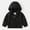 Black, variant on LFEOOST Kids Boys Girls Hooded Jackets Fall Winter Long Sleeve Zip Up Waterproof Windbreaker Casual Outerwear Coat Army Green 140