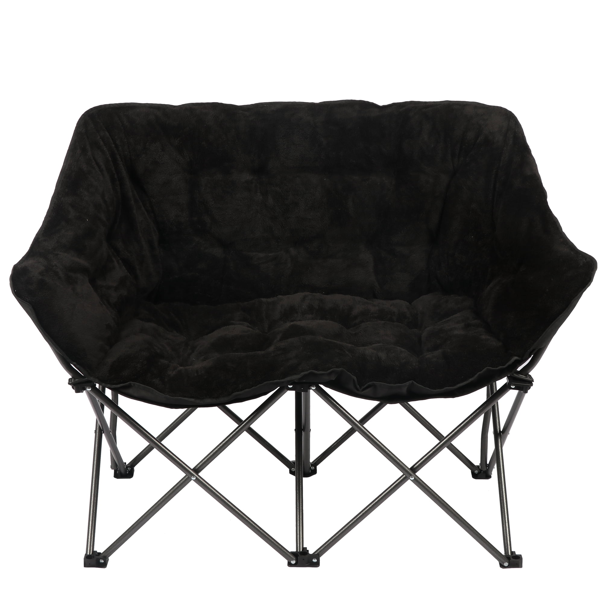 mainstays double saucer loveseat chair product
