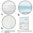 thumbnail image 3 of Designart "Beach Photo Calm Waters II" Nautical & Beach Floater Framed Canvas Art Print, 3 of 7