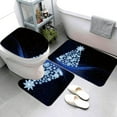 thumbnail image 4 of PALIFEUR Christmas Bathroom Rugs Set of 3, Super Soft Absorbent Christmas Stree Bath Mat, Non Slip Washable Bathroom Mat, Xmas Winter Bath Rugs for Christmas Holiday Party Decorations, 4 of 6
