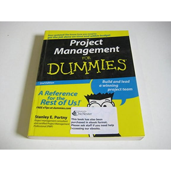 Pre-Owned Project Management for Dummies (Paperback) 0470049235 9780470049235