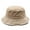 Khaki, variant on ruhuadgb Hat,Bucket Hat Solid Color Washed Vintage Anti-UV Sunscreen Decorative Denim Unisex Women Men Cap Headwear