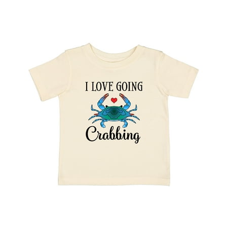

Inktastic Blue Crab I Love Going Crabbing Gift Baby Girl T-Shirt