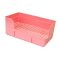 thumbnail image 3 of BELOVING Pet Rabbit Litter Box Bedpan Rabbit Urinal Tray for Ferrets Chinchillas Rats Pink, 3 of 9