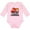 AD-Pink, variant on Fireman Uncle is a Firefighter Boys or Girls Long Sleeve Baby Bodysuit