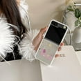 thumbnail image 3 of Phone Case for Galaxy Z Flip 6,Kawaii Dog Pattern Shockproof Anti-Drop Folding Phone Protective Cover,Gift for Women Girls (No Chain), 3 of 12