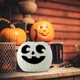 thumbnail image 3 of "Halloween Resin Pumpkin Decor Cute Fall Tabletop Decorations Thanksgiving & Halloween Centerpiece Handmade Pumpkin Figurine For Home Decor", 3 of 5