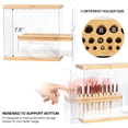 thumbnail image 3 of Organizador de brochas de maquillaje JACKCUBE DESIGN Transparente 8,77 x 3,38 x 8,46 pulgadas, 3 of 7
