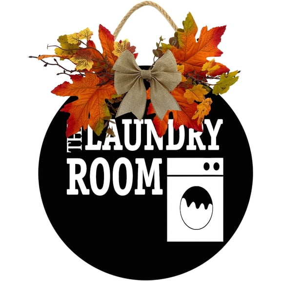 Eveokoki 12" Laundry Room Decor Laundry Room Wooden Sign Funny Sign Wall Plaque Rustic Farmhouse Laundry Wall Decor Vintage Bathroom Wall Sign Laundry Rules Hanging Decor for Bathroom