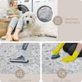 thumbnail image 4 of Alfombra Area Rug, lavable, 150 x 210 cm, lana sintética, color gris vintage, 4 of 9