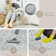 thumbnail image 4 of Alfombra Area Rug, lavable, 240 x 300 cm, estampado vintage, color gris, 4 of 9