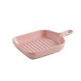 thumbnail image 1 of Creative Plate Oven Baking Baking Tray Ceramic Household Handle Western Tableware Dish Platepink, 1 of 5