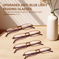 thumbnail image 2 of TERAISE Upgrade Blue Light Blocking Reading Glasses 4-Pack Lightweight Reader Glasses Anti-Stress Computer Eyeglasse, 2 of 7